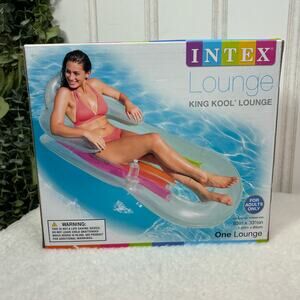 Pool Float Lounge Intex King Kool Inflatable Summer Relax‎ Fun Water